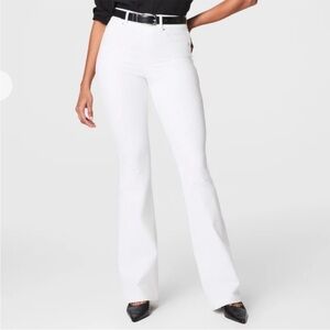 Spanx Original EveryWear Flare Jeans Pull On White 20349R